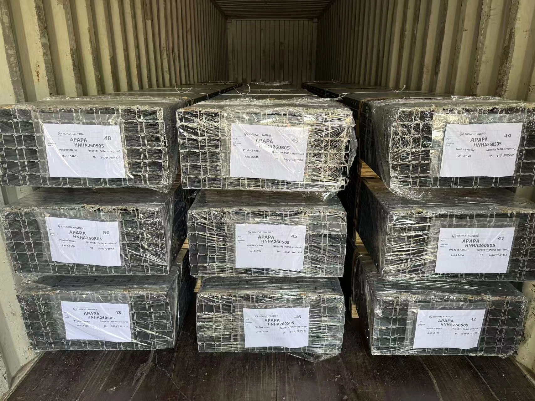 12MW Ground-mounted PV Support Shipment Tapos na