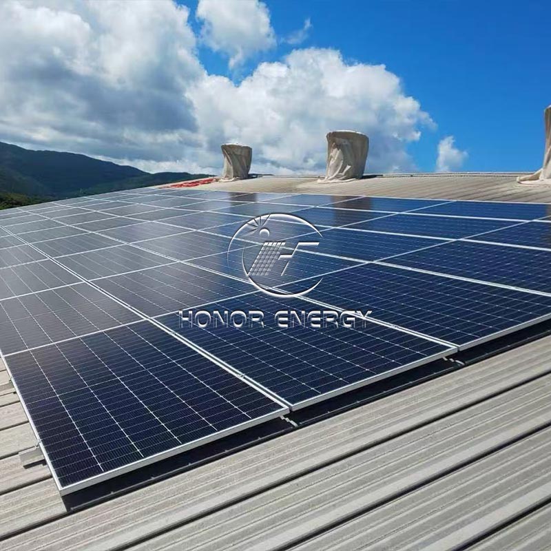 Aluminyo Metal Solar Roof Mount