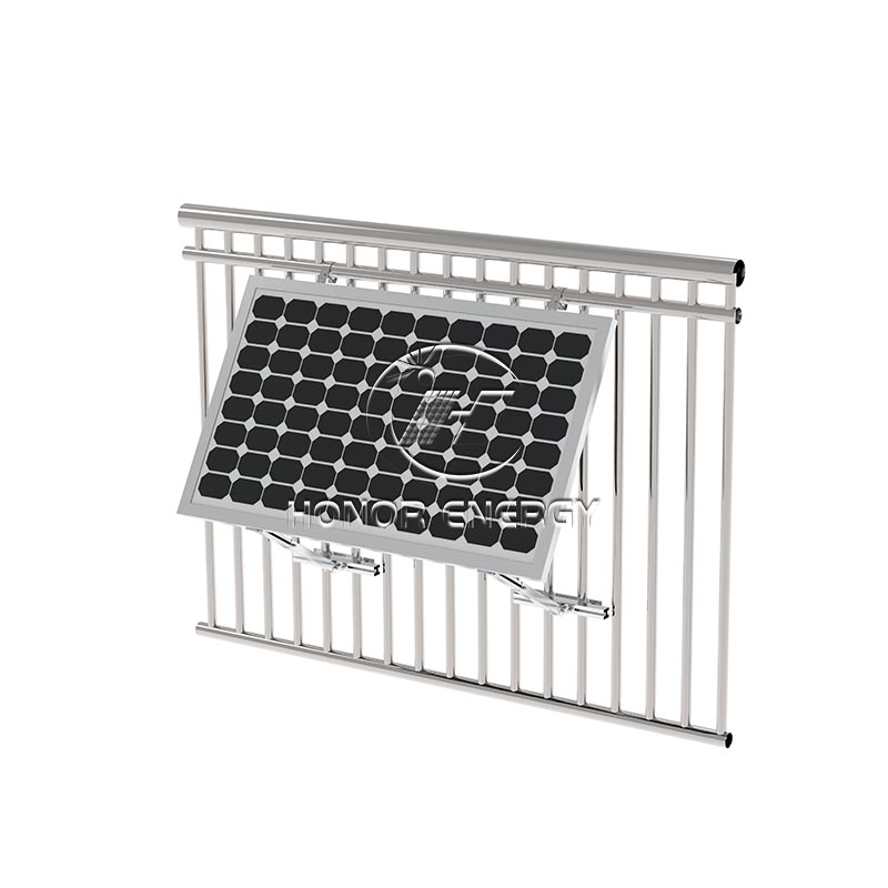 Aluminum solar balkonahe mount