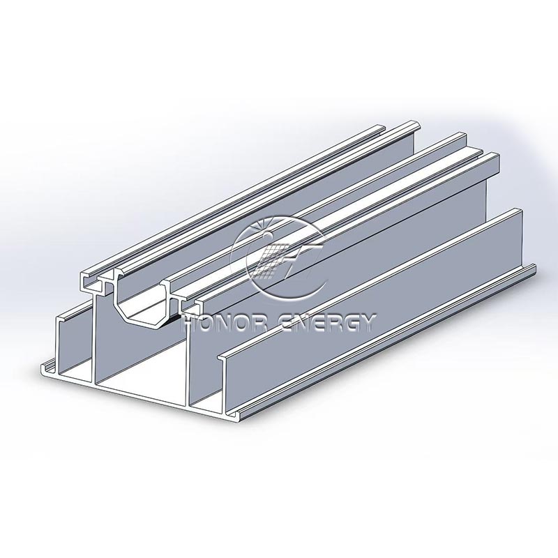 Aluminum solar bipv mount