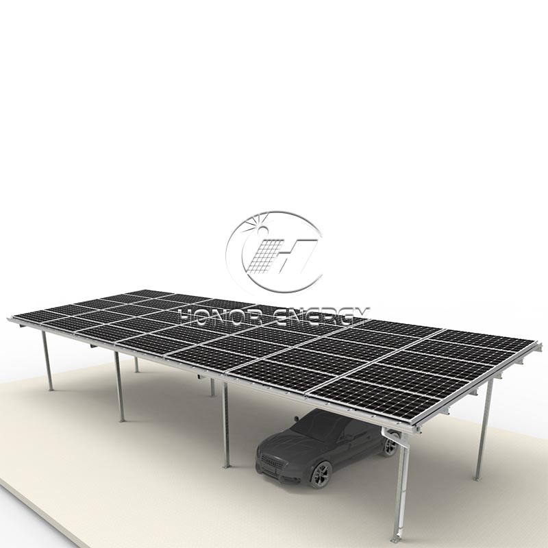 Bakal apat na post solar carport mount