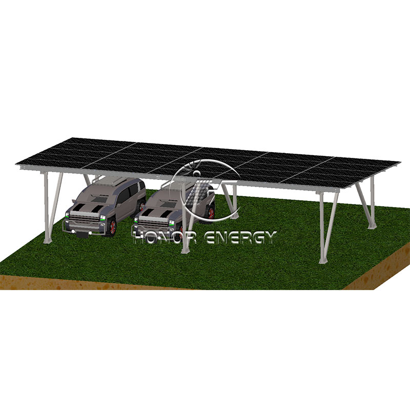 Steel W Type Solar Carport Mount