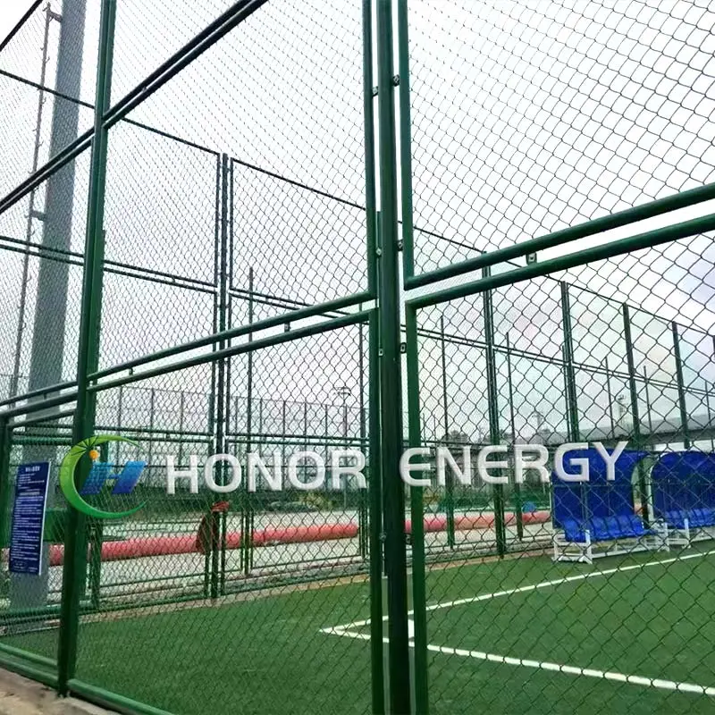 Chainlink solar bakod