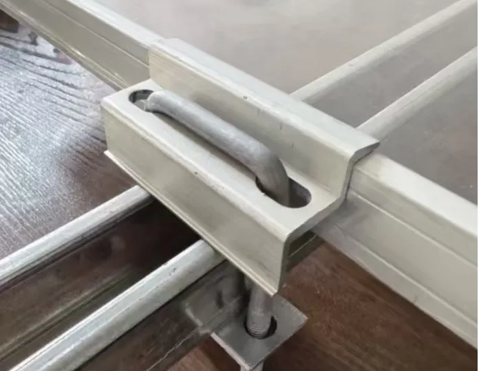 Double Hole Solar Mid at End Clamp