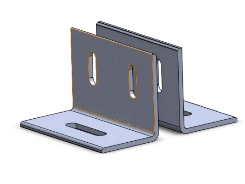 Double Hole Steel Solar Base