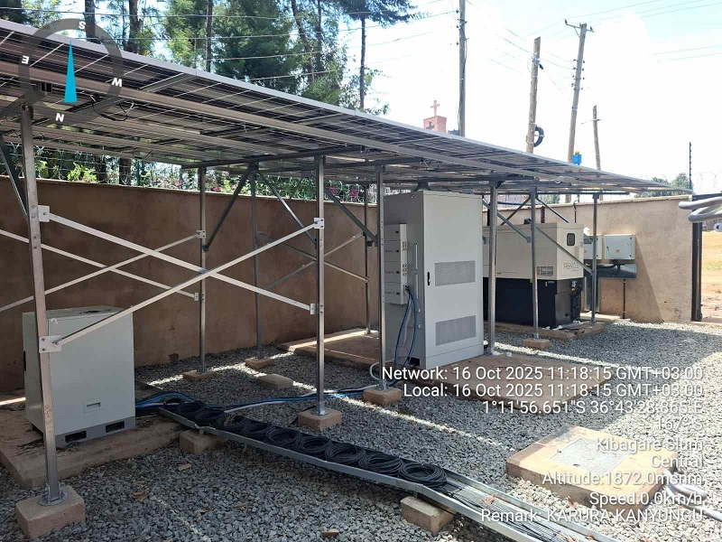 Solar telecom tower project in Kenya