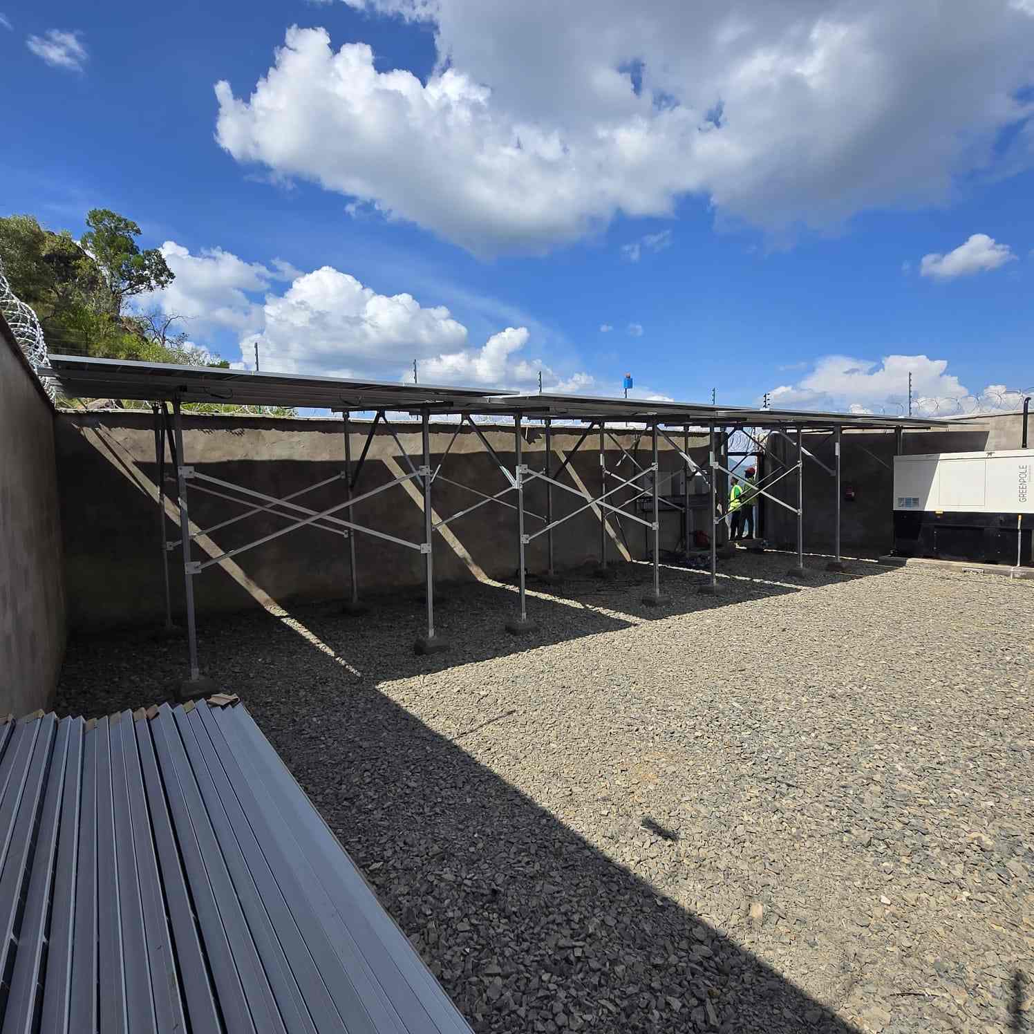 Solar telecom infrastructure