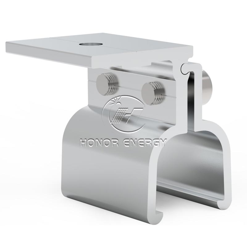 Solar clip-clock para sa metal na bubong Solar clip-clock para sa metal na bubong