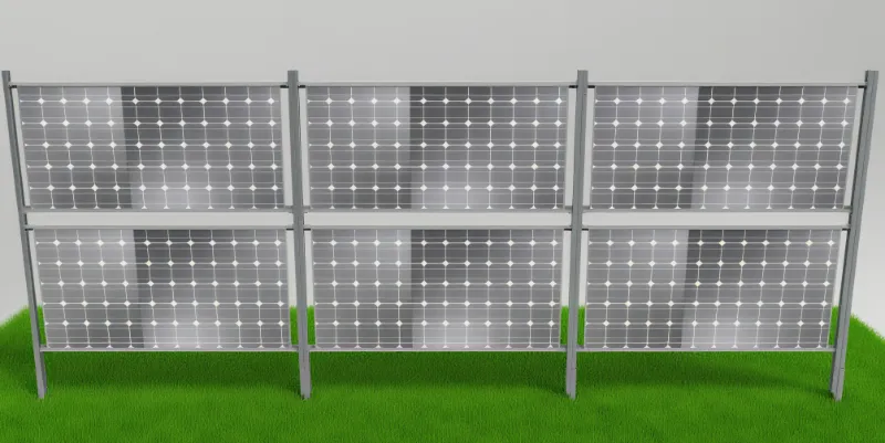 Vertical Solar Aluminum Mounting