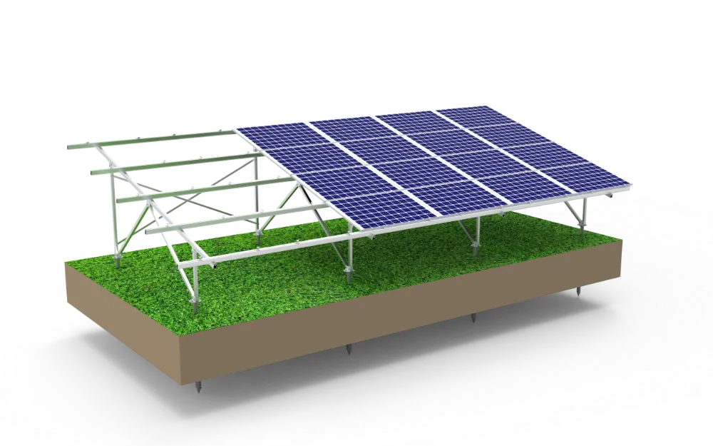 W uri aluminyo ground mounting system